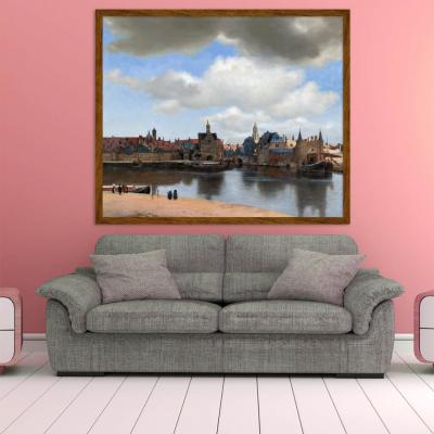 VISTA DE DELFT, VERMEER JOHANNES