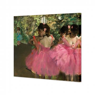 BAILARINAS DE ROSA, DEGAS EDGAR