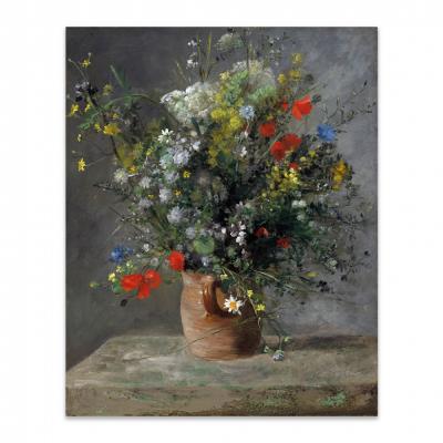 FLORES EN UN FLORERO, RENOIR