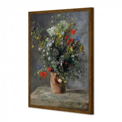 FLORES EN UN FLORERO, RENOIR