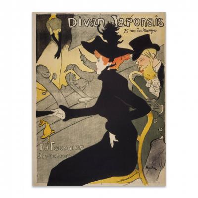 EL DIVAN JAPONES, TOULOUSE-LAUTREC