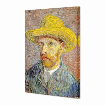 AUTORRETRATO CON SOMBRERO DE PAJA, VAN GOGH