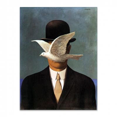 MAN IN A BOWLER HAT, MAGRITTE