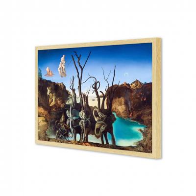 CISNES QUE SE REFLEJAN COMO ELEFANTES, DALÍ
