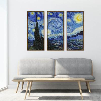 NOCHE ESTRELLADA, VAN GOGH (TRIPTICO)